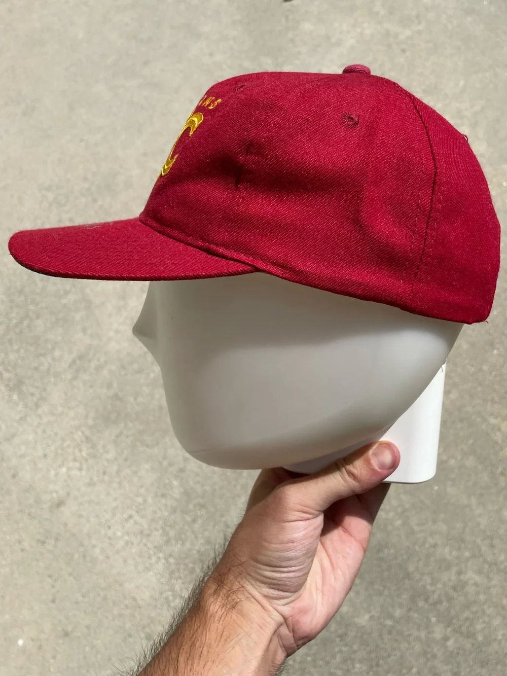 Vtg 80’s USC Keyshawn Johnson Signed Official NCAA College Snapback Hat JSA Cert